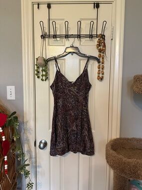 American Eagle Outfitters Paisley Spaghetti-Strap Sundress